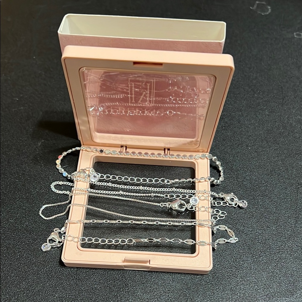 Chic Silver Bracelet Collection - NIB